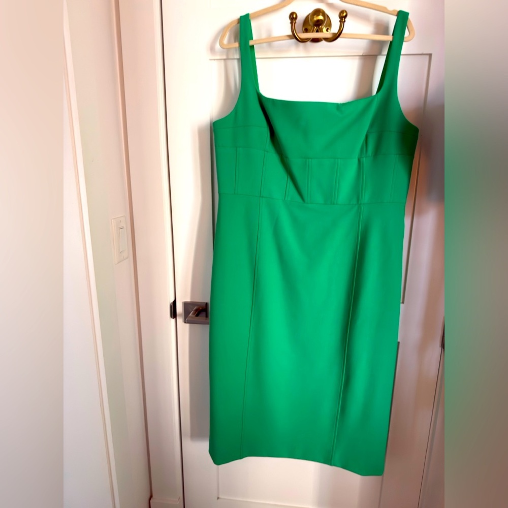 NWT Antonio Melani sheath dress size 18. Back zip .